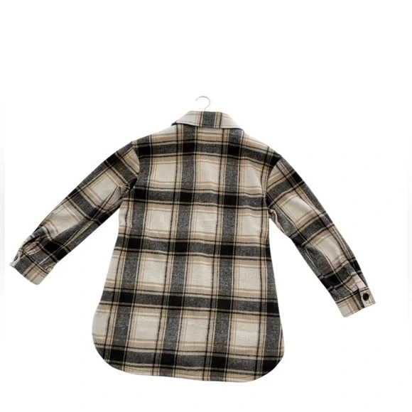 Sanctuary Folsom Plaid Shacket Jacket Small Evereve - Like New - Picture 3 of 6